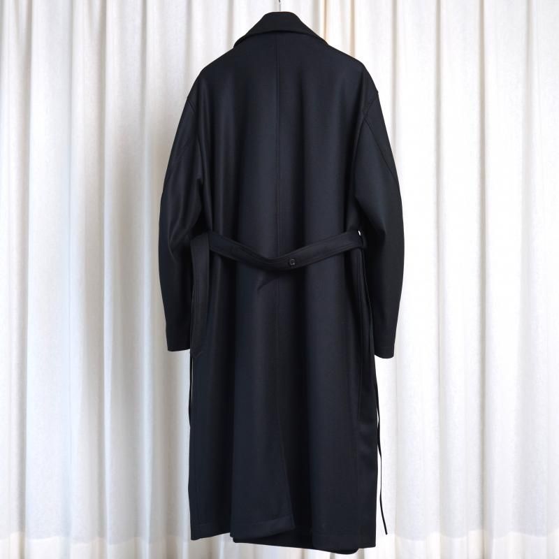 25A/Wۡssstein 奿 OVERSIZED DOUBLE BREASTED COAT / BLACK
