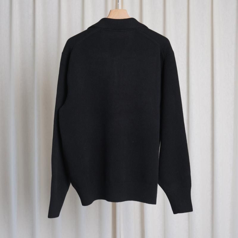 ssstein シュタイン 24AW スキッパーニット ブラック ssstein