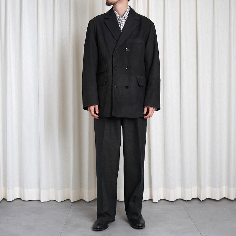 25A/WۡCCU 桼 DOUBLE BREASTED JKT / BLACK
