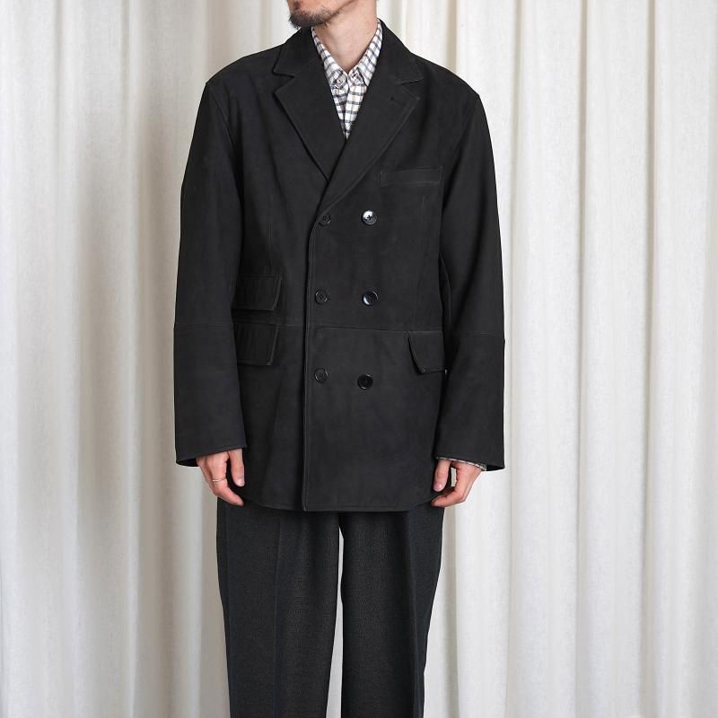 25A/WۡCCU 桼 DOUBLE BREASTED JKT / BLACK
