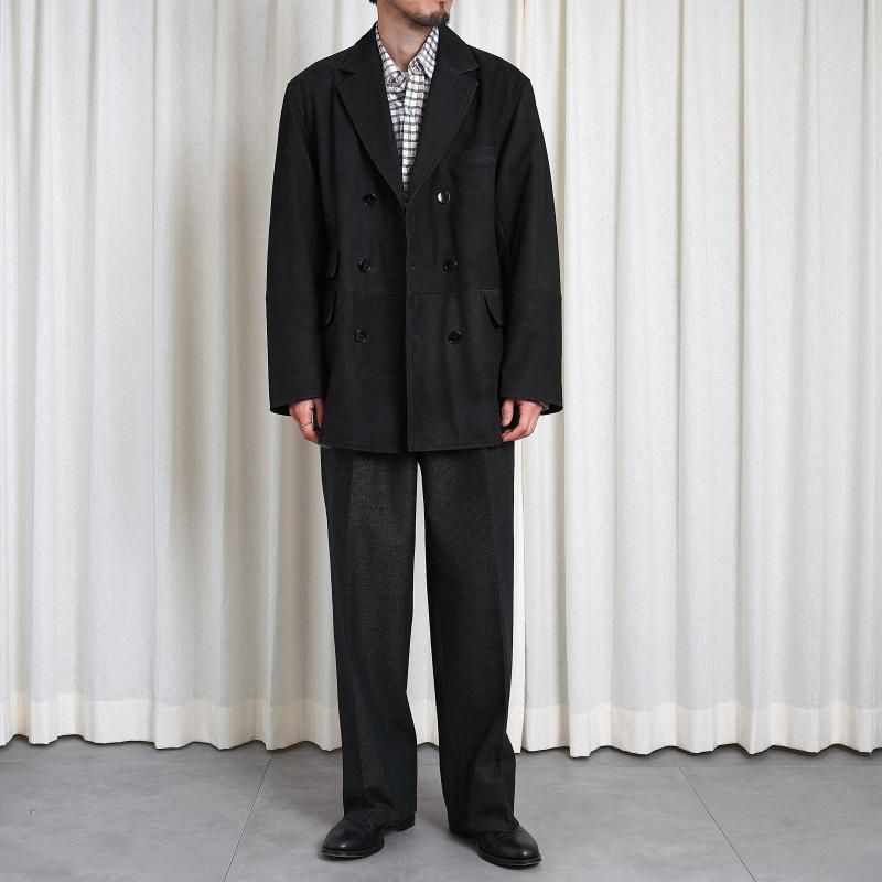 25A/WۡCCU 桼 DOUBLE BREASTED JKT / BLACK

