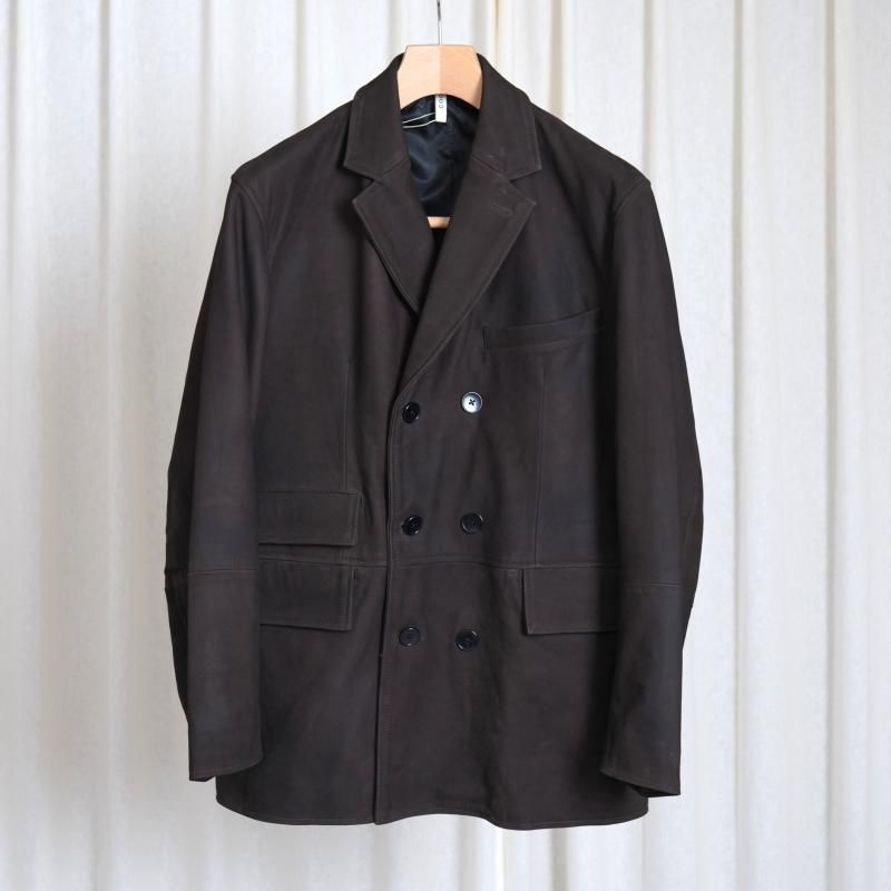 25A/WۡCCU 桼 DOUBLE BREASTED JKT /  D.BROWN
