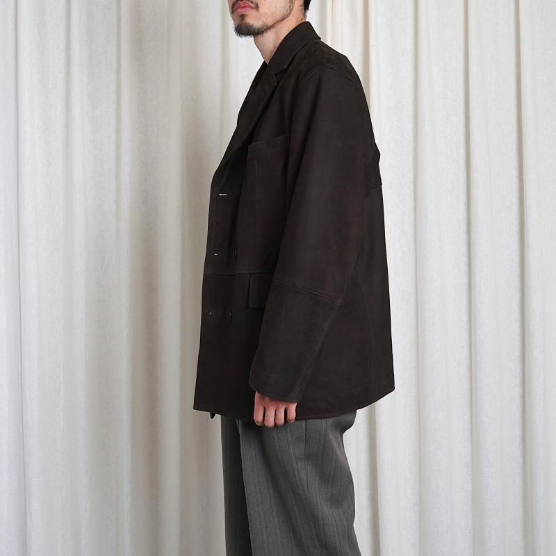 25A/WۡCCU 桼 DOUBLE BREASTED JKT /  D.BROWN
