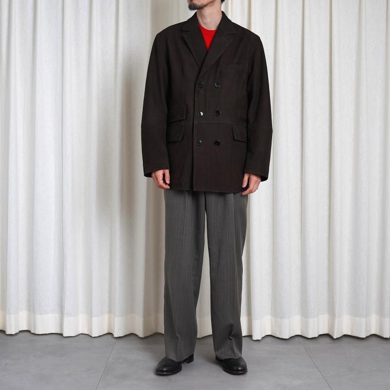 25A/WۡCCU 桼 DOUBLE BREASTED JKT /  D.BROWN
