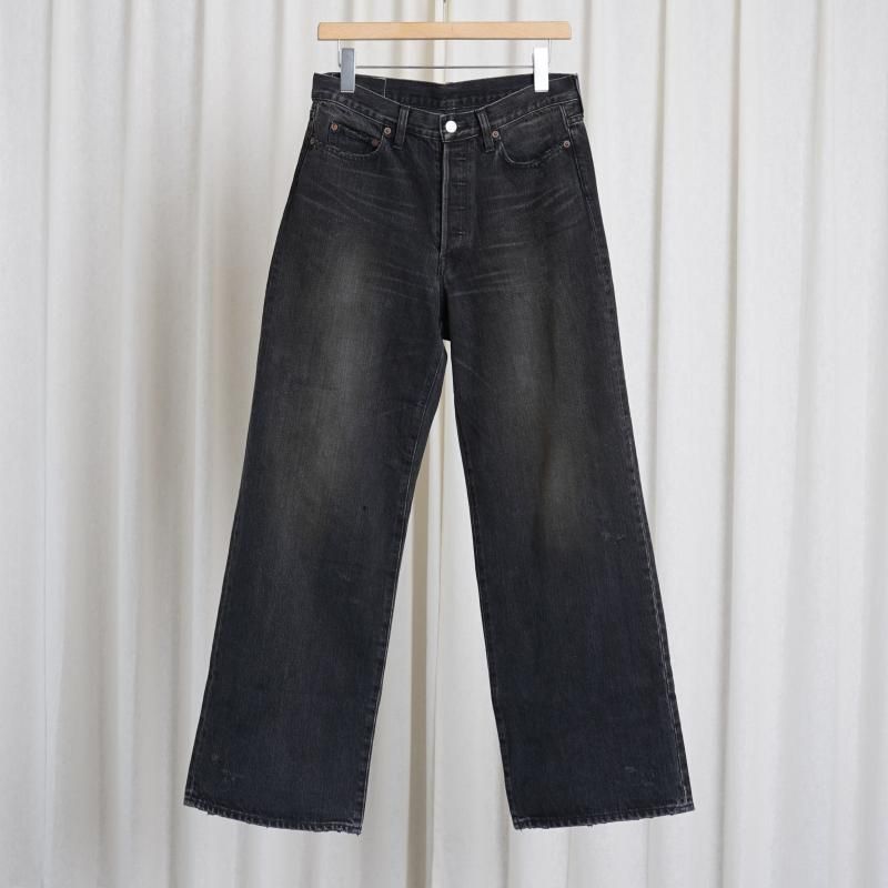 25A/Wۡssstein 奿 LOOSE DENIM JEANS / BLACK