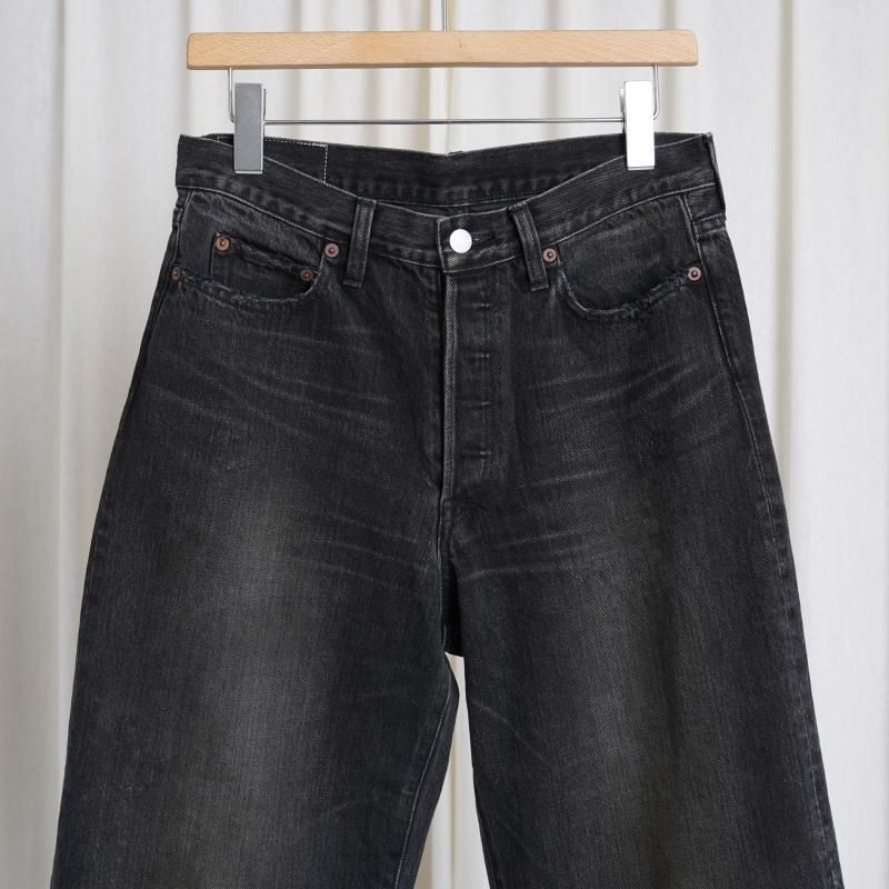 25A/Wۡssstein 奿 LOOSE DENIM JEANS / BLACK
