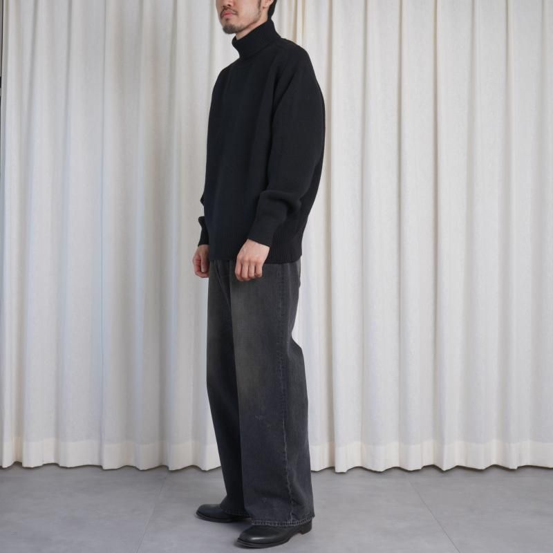 25A/Wۡssstein 奿 LOOSE DENIM JEANS / BLACK