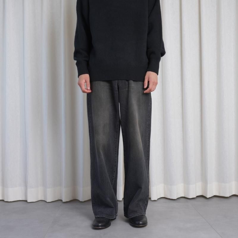25A/Wۡssstein 奿 LOOSE DENIM JEANS / BLACK