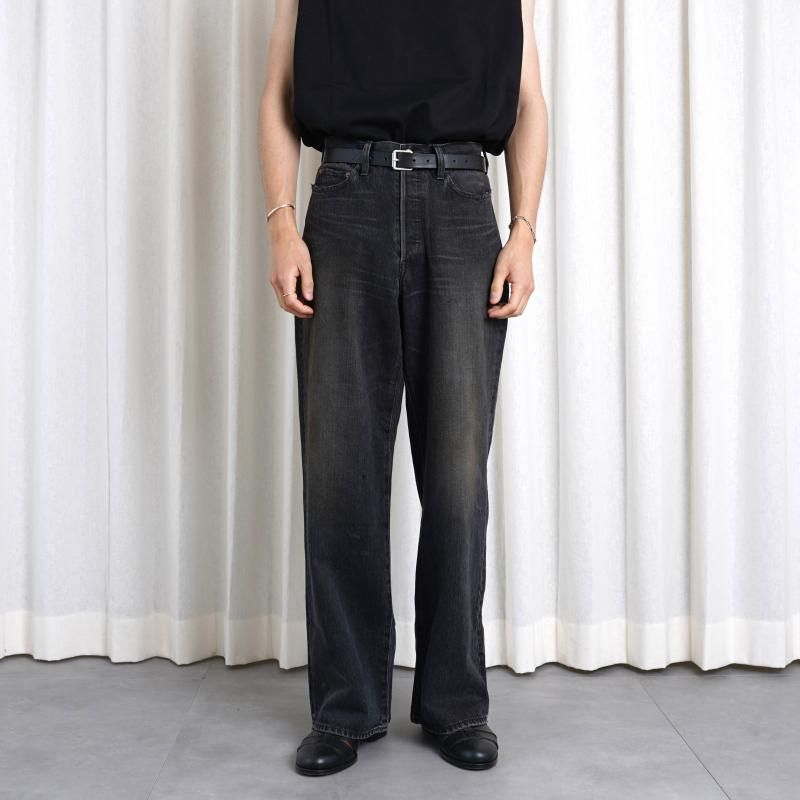 25A/Wۡssstein 奿 LOOSE DENIM JEANS / BLACK