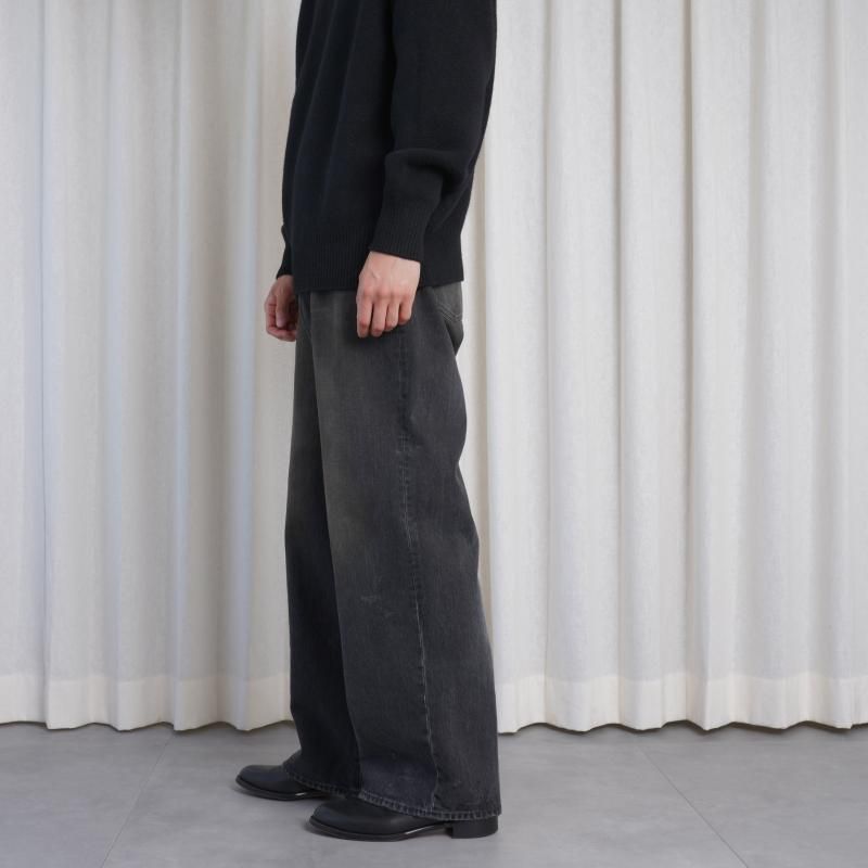 25A/Wۡssstein 奿 LOOSE DENIM JEANS / BLACK
