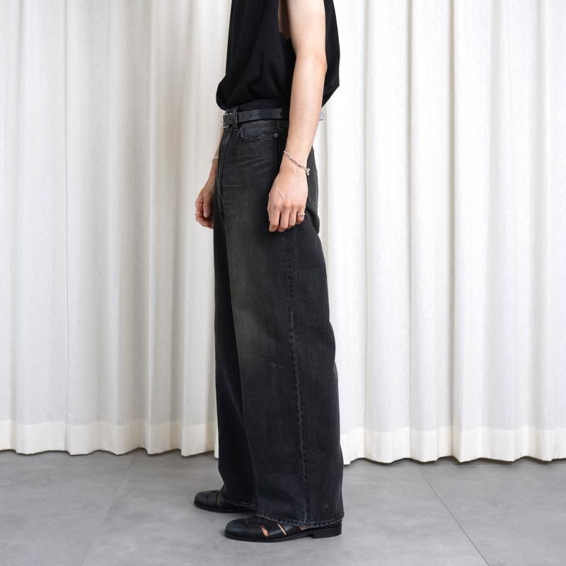 25A/Wۡssstein 奿 LOOSE DENIM JEANS / BLACK