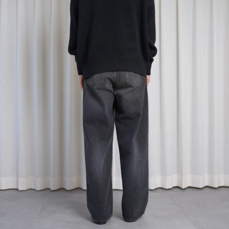 25A/Wۡssstein 奿 LOOSE DENIM JEANS / BLACK