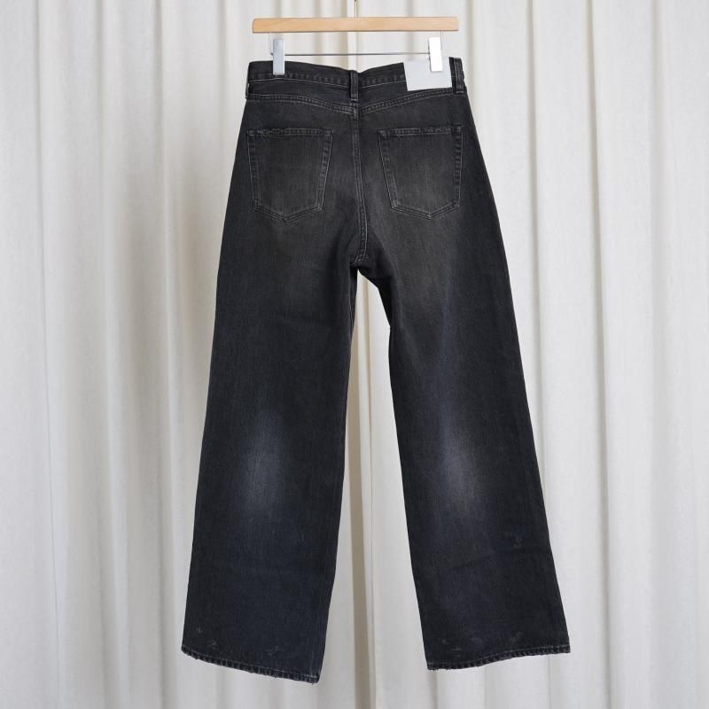 25A/Wۡssstein 奿 LOOSE DENIM JEANS / BLACK