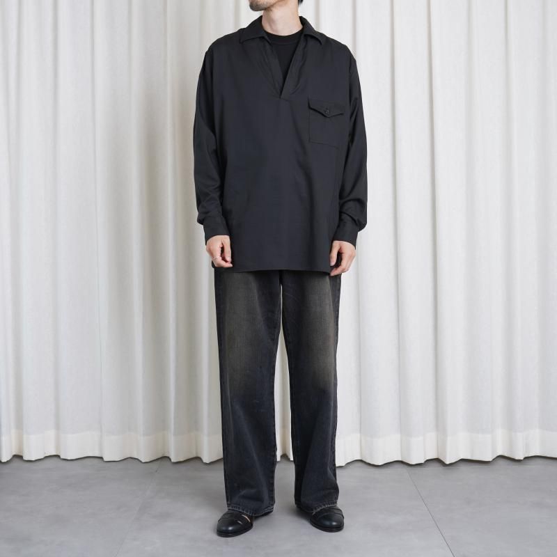25A/Wۡssstein 奿 LOOSE DENIM JEANS / BLACK