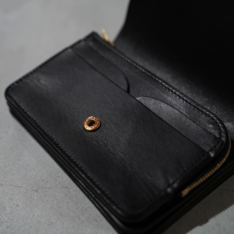 forme ե Short wallet Cordvan / BlackBlack