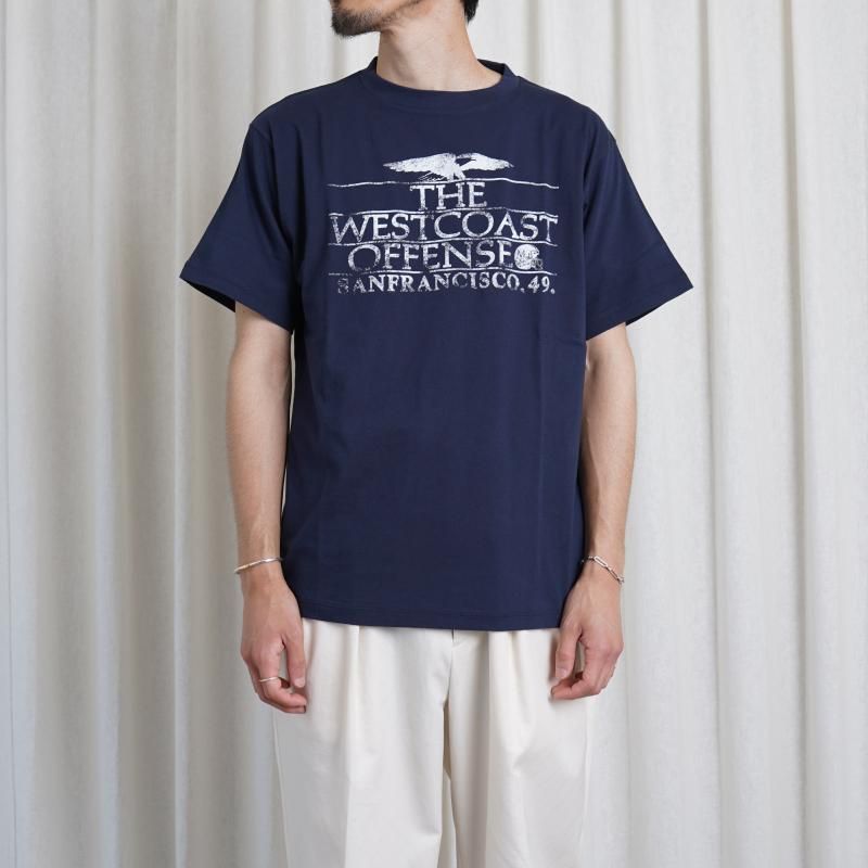 25S/Sۡ MAATEESONS ޡƥɥ󥺡 PRINTED TEE WESTCOAST / NAVY