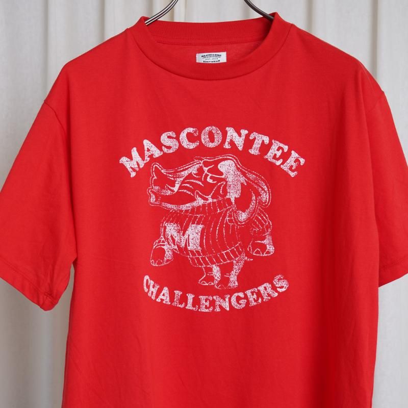 25S/Sۡ MAATEESONS ޡƥɥ󥺡 PRINT TEE MASCONTEE / RED