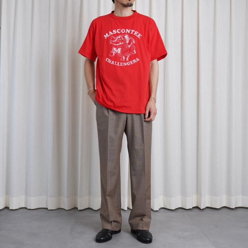25S/Sۡ MAATEESONS ޡƥɥ󥺡 PRINT TEE MASCONTEE / RED