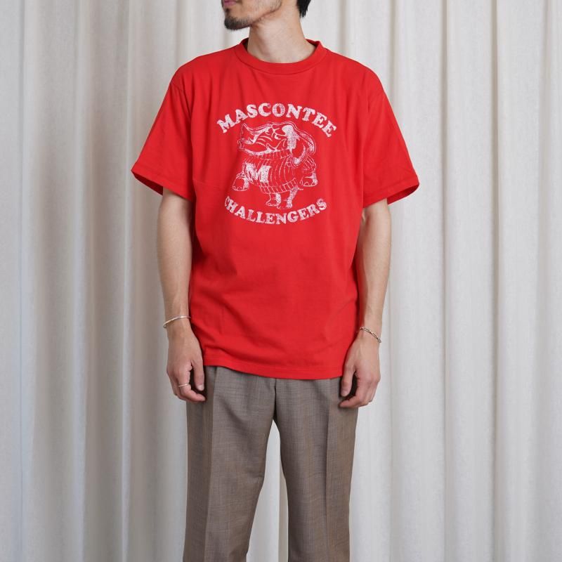 25S/Sۡ MAATEESONS ޡƥɥ󥺡 PRINT TEE MASCONTEE / RED