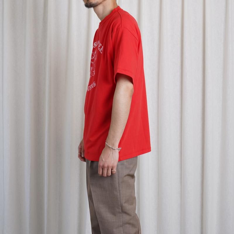 25S/Sۡ MAATEESONS ޡƥɥ󥺡 PRINT TEE MASCONTEE / RED