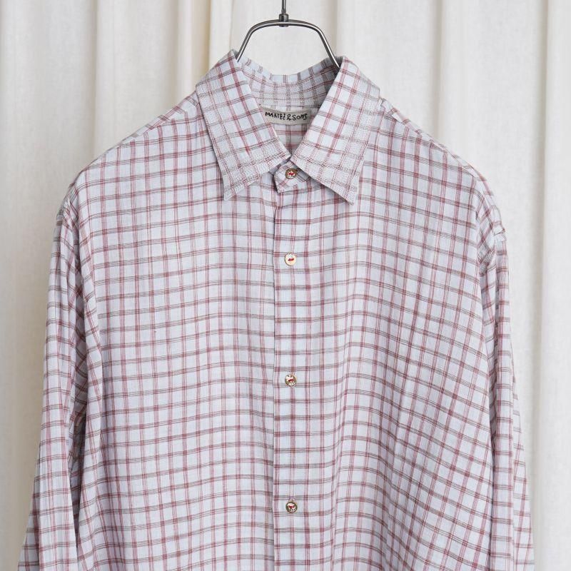 25S/S MAATEESONS ޡƥɥ󥺡 GUPTA / BLUEBRWNOVERCHECK
