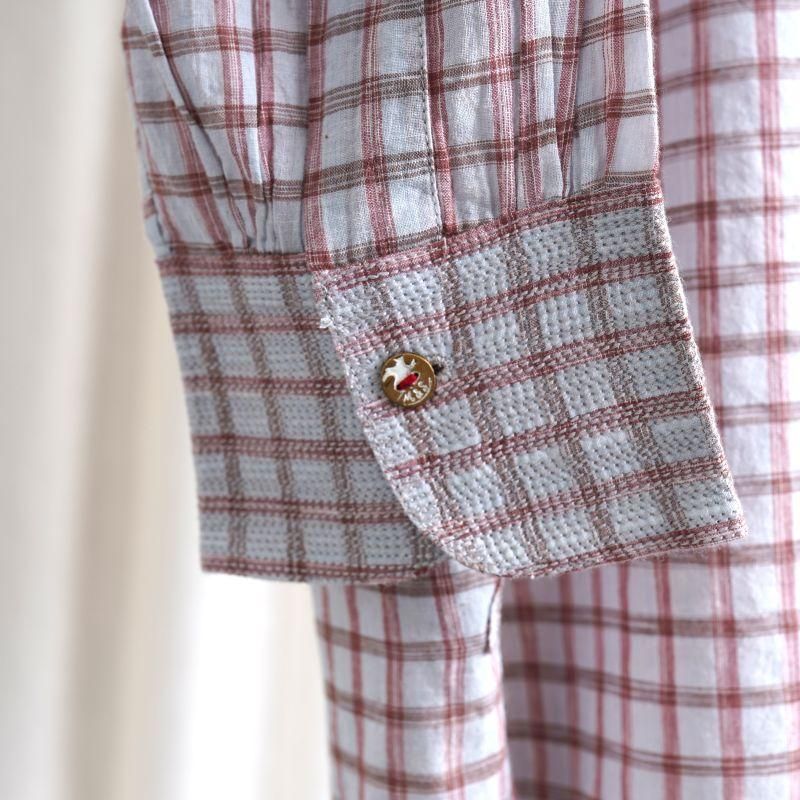 25S/S MAATEESONS ޡƥɥ󥺡 GUPTA / BLUEBRWNOVERCHECK
