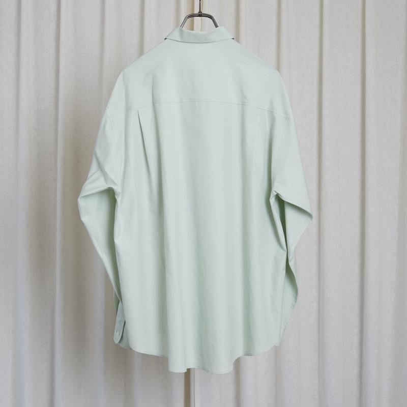 オーラリー　25aw WASHED FINX TWILL SHIRT サイズ3 AURALEE＞WASHED FINX TWILL BIG SHIRT | MAKES ONLINE STORE