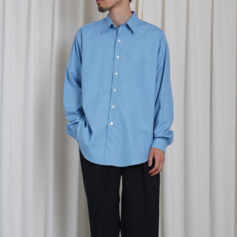 AURALEE オーラリー WASHED FINX TWILL SHIRT AURALEE[オーラリー] Washed Finx Twill Big Shirt