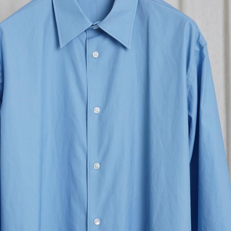 AURALEE オーラリー】 WASHED FINX TWILL SHIRT / LIGHT KHAKI