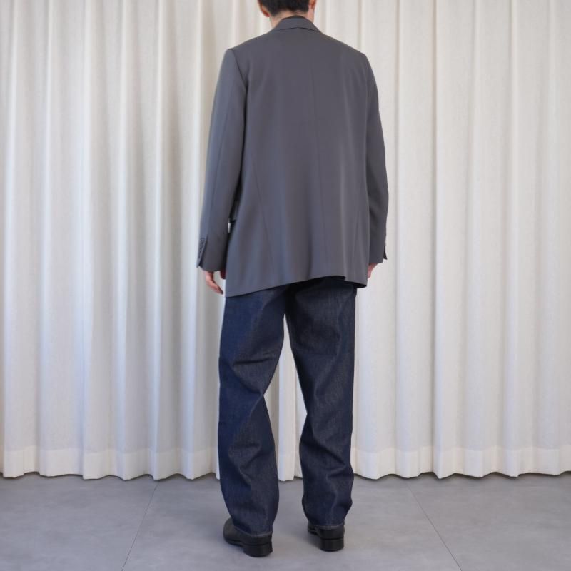 25A/WۡAURALEE ꡼ LIGHT WOOL MAX GABARDINE JACKET / DARK GRAY