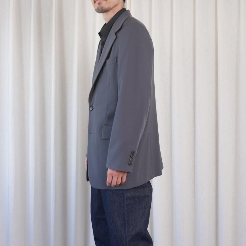 25A/WۡAURALEE ꡼ LIGHT WOOL MAX GABARDINE JACKET / DARK GRAY