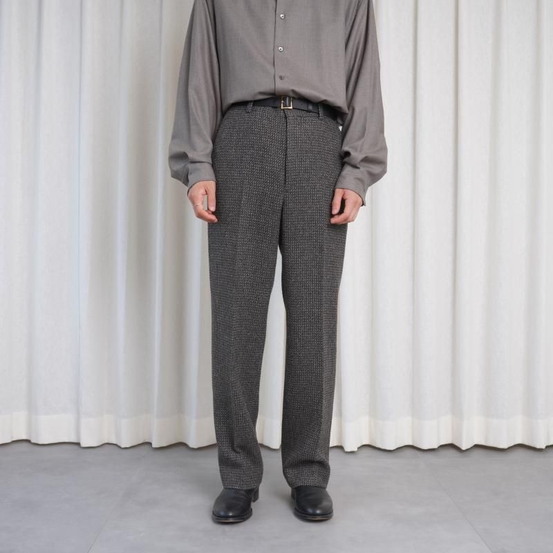 サロペット・オーバーオール・オールインワン AURALEE WOOL HAIRLINE TWEED OVERALL AURALEE WOOL HAIRLINE LIGHT TWEED ZIP BLOUSON