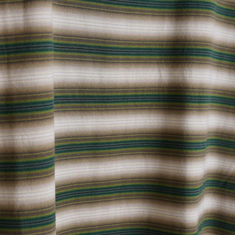 25A/WۡAURALEE ꡼ GRADIENT STRIPE JERSEY TEE / FADE BROWN STRIPE