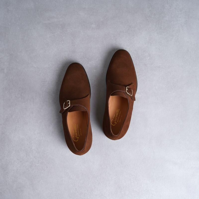 F.LLI Giacometti եƥåꥸ㥳åƥ  FG498-SINGLE MONK STRAP / SNUFF