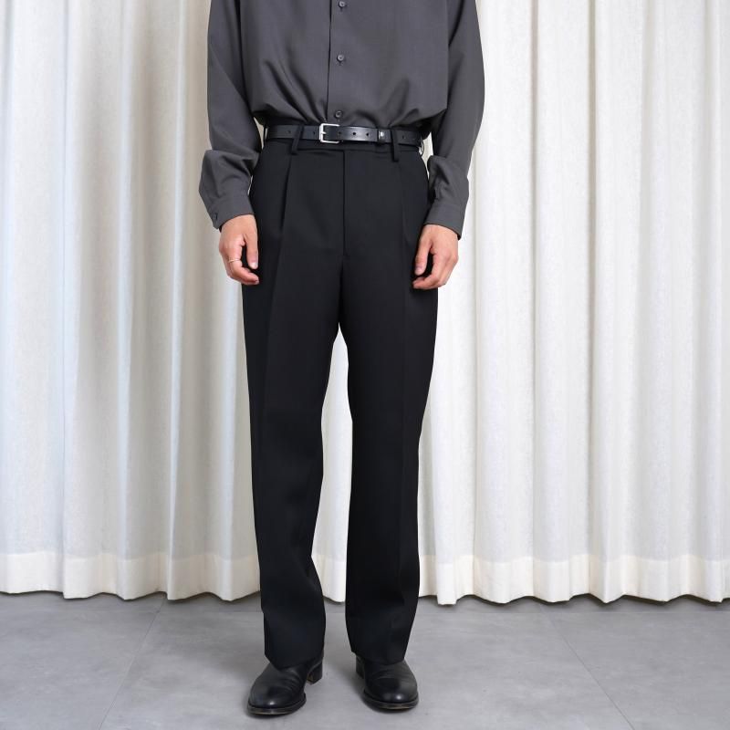 25A/WۡTHE RERACS 饯 THE SLACKS STRAIGHT / BLACK