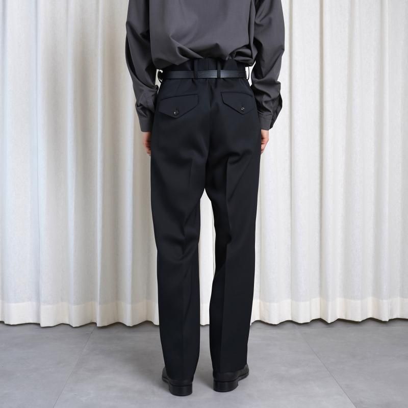 25A/WۡTHE RERACS 饯 THE SLACKS STRAIGHT / BLACK