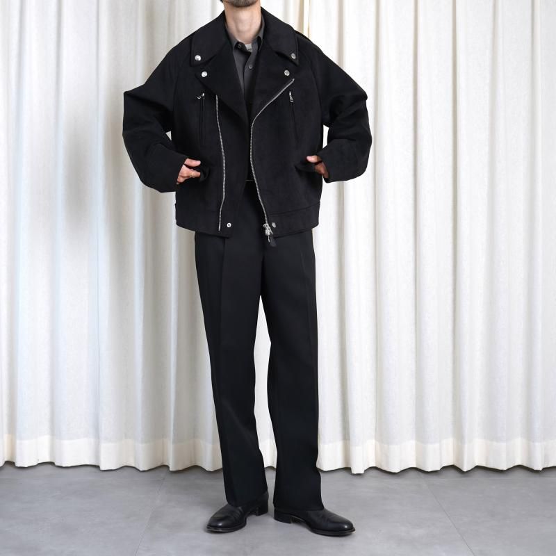 25A/WۡTHE RERACS 饯 THE SLACKS STRAIGHT / BLACK