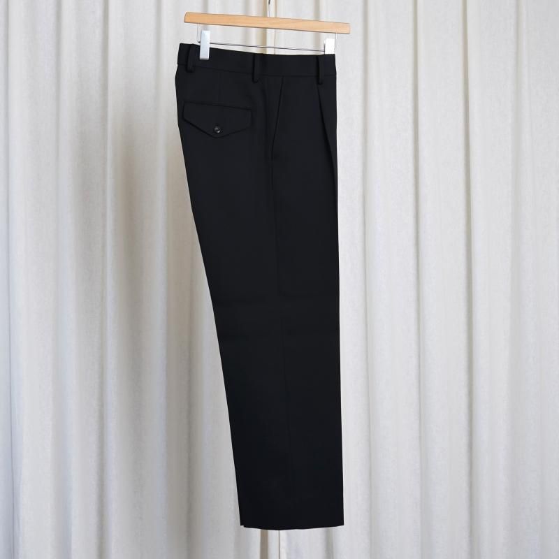 25A/WۡTHE RERACS 饯 THE SLACKS STRAIGHT / BLACK
