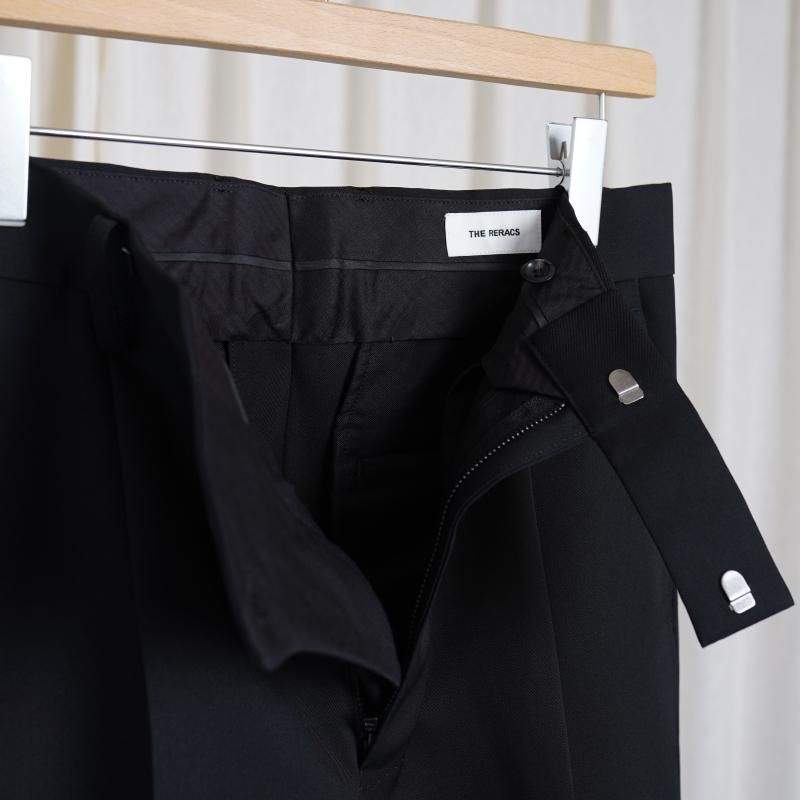 25A/WۡTHE RERACS 饯 THE SLACKS STRAIGHT / BLACK
