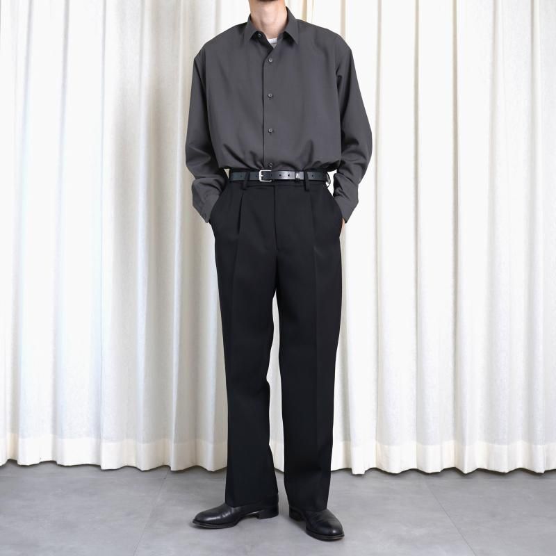 25A/WۡTHE RERACS 饯 THE SLACKS STRAIGHT / BLACK