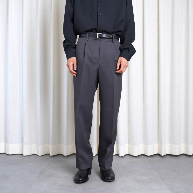 25A/WۡTHE RERACS 饯 THE SLACKS STRAIGHT / GUNMETAL GRAY