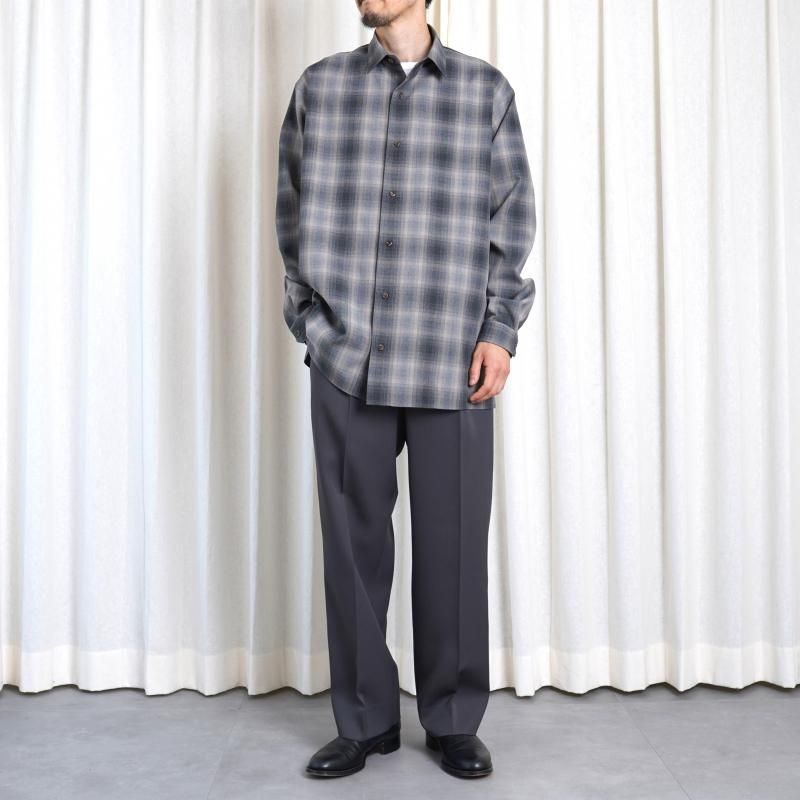 25A/W】【THE RERACS ザ・リラクス】 THE SLACKS STRAIGHT / GUNMETAL
