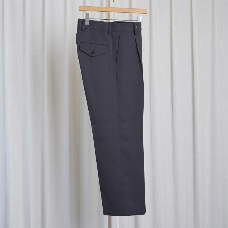 25A/W】【THE RERACS ザ・リラクス】 THE SLACKS STRAIGHT / GUNMETAL