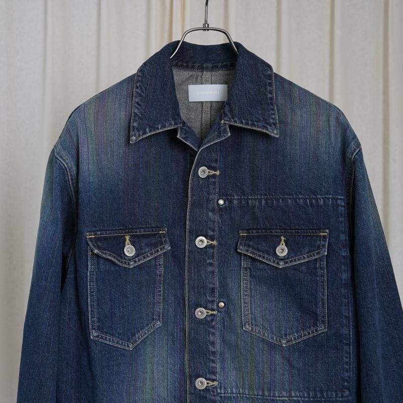 25A/Wۡparatrait ѥȥ쥤ȡ  RAINBOW NOISE DENIM JACKET / INDIGO
