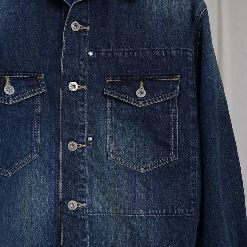25A/Wۡparatrait ѥȥ쥤ȡ  RAINBOW NOISE DENIM JACKET / INDIGO
