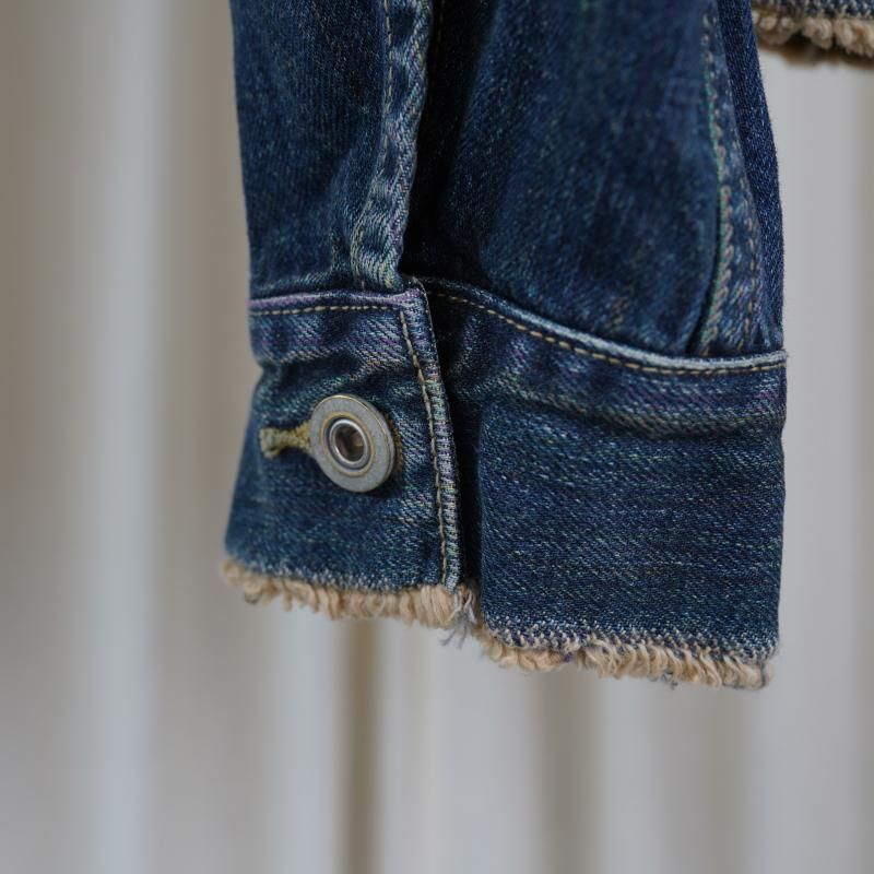25A/Wۡparatrait ѥȥ쥤ȡ  RAINBOW NOISE DENIM JACKET / INDIGO
