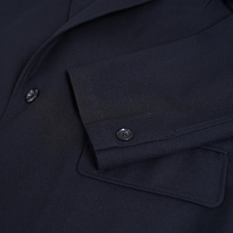 25A/WۡTHE RERACS 饯 PEAKED LAPEL EASY JACKET / BLACK
