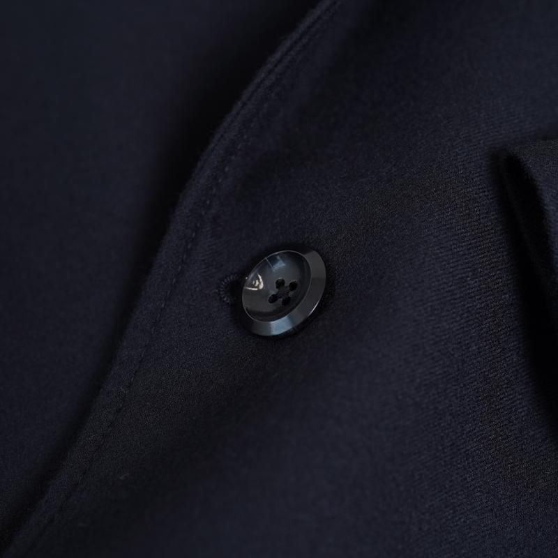 25A/WۡTHE RERACS 饯 PEAKED LAPEL EASY JACKET / BLACK