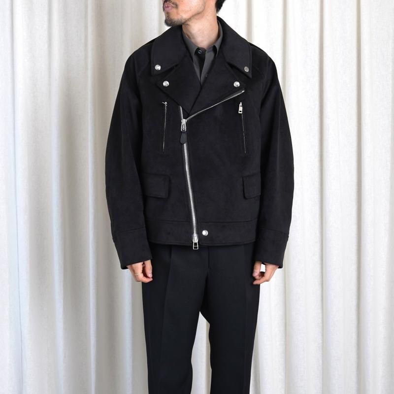 The reracs ジャケット 25aw 25A/W】【THE RERACS ザ・リラクス】 THE RIDERS JACKET / BLACK