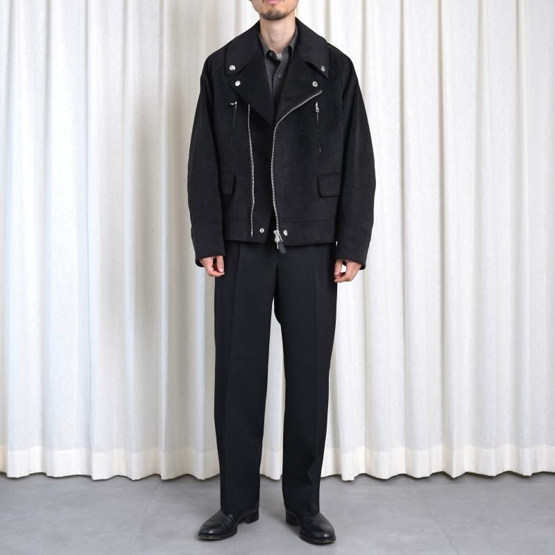 25A/W】【THE RERACS ザ・リラクス】 THE RIDERS JACKET / BLACK